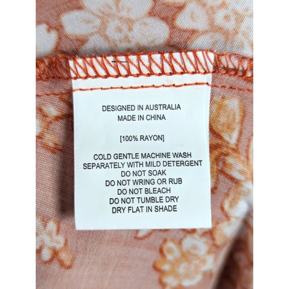 ABEL THE LABEL Boho Floral Cottage Hippie Forest Fairy Maxi Dress Size XS NWT - Picture 9 of 10